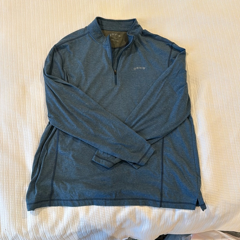 Men’s Orvis 1/4 zip top, XL